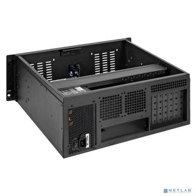 Exegate EX295888RUS Серверный корпус ExeGate Pro 4U350-02 <RM 19", высота 4U, глубина 350, БП 1100PPH-SE 80 PLUS® Bronze, 2*USB>