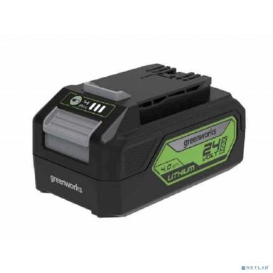 Greenworks Аккумулятор G24B4II, { 24v, li-ion, 4 А·ч, пиковый ток 55А } [2938407]