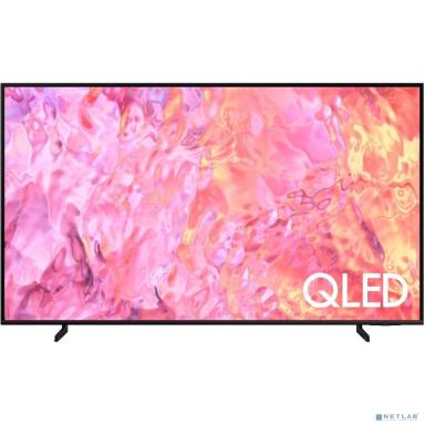 Samsung 75" QE75Q60CAUXRU Q черный {Ultra HD 60Hz DVB-T2 DVB-C DVB-S2 USB WiFi Smart TV (RUS)}