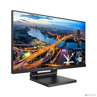 LCD PHILIPS 23.8" 242B1TC B Line черный {IPS Touch 1920x1080 75Hz 16:9 матовая HAS 250cd 178/178  VGA HDMI DP USB M/M}