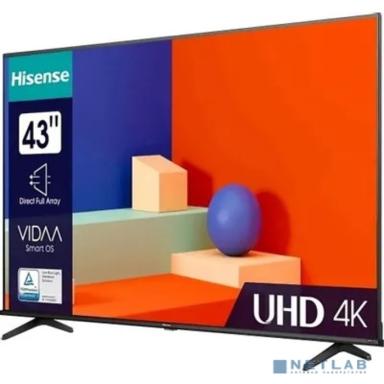 Hisense 43" 43A6K Frameless черный 4K Ultra HD 60Hz DVB-T DVB-T2 DVB-C DVB-S DVB-S2 USB WiFi Smart TV
