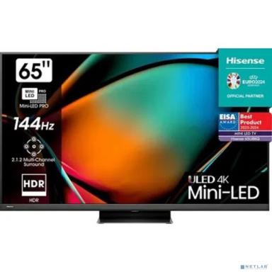Hisense 65" 65U8KQ темно-серый 4K Ultra HD 120Hz DVB-T DVB-T2 DVB-C DVB-S DVB-S2 USB WiFi Smart TV