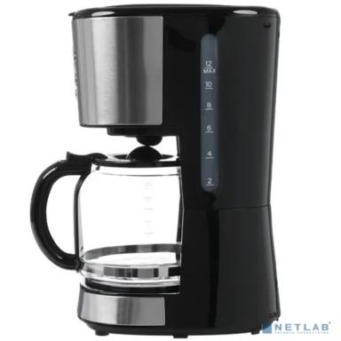 Кофеварка капельная Kitfort КТ-728 900Вт черный/серебристый