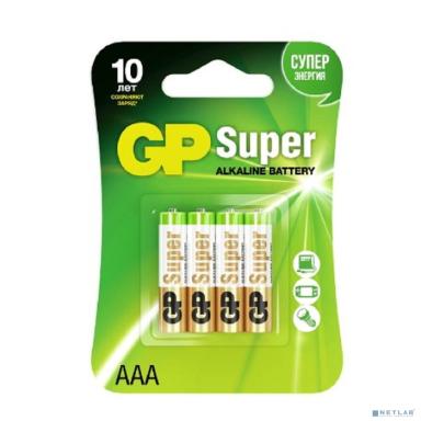 GP 24AUPA21-2CRSB4 40/320 Ultra Plus Alkaline 24А AAA - 4 шт. на блистере (4 шт.)
