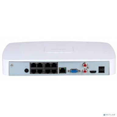 DAHUA DHI-NVR4108-8P-4KS3 8-канальный IP-видеорегистратор с PoE, 4K и H.265+, входящий поток до 160Мбит/с, видеоаналитика, 1 SATA III до 20Тбайт