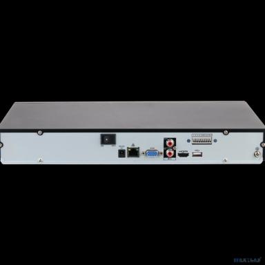 DAHUA DHI-NVR4208-4KS3 8-канальный IP-видеорегистратор 4K и H.265+, входящий поток до 160Мбит/с, видеоаналитика, 2 SATA III до 20Тбайт