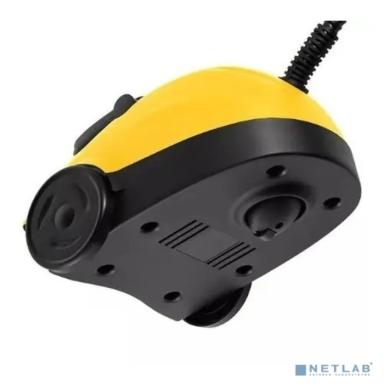 Пароочиститель напольный Kitfort КТ-9136-1 1500Вт черный/желтый