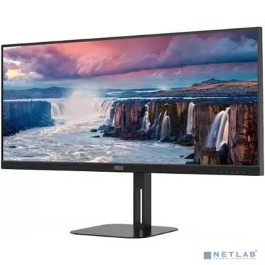 LCD AOC 34" U34V5C Black {VA 3440x1440 100Hz 1ms 178/178 300cd 4000:1 8bit HDMI2.0 DisplayPort1.2 4xUSB3.2 USB-C3.2 2x5W}