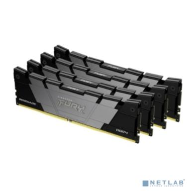 Kingston 128GB 3200MT/s DDR4 CL16DIMM (Kit of4) FURY Renegade Black KF432C16RB2K4/128