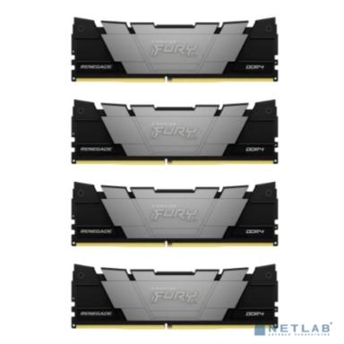 Память оперативная/ Kingston 64GB3200MT/s DDR4 CL16DIMM (Kit of4)1Gx8 FURYRenegadeBlack