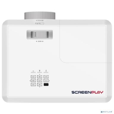 INFOCUS SP122 Проектор ScreenPlay {DLP, SVGA, 4000 lm, 30 000:1, 1.94~2.16:1, HDMI 1.4, VGA in, S-Video, 3.5mm in/out, USB-A, лампа 15 000ч.(ECO mode), 3W, 27дБ, 2,9 кг, БЕЛЫЙ}