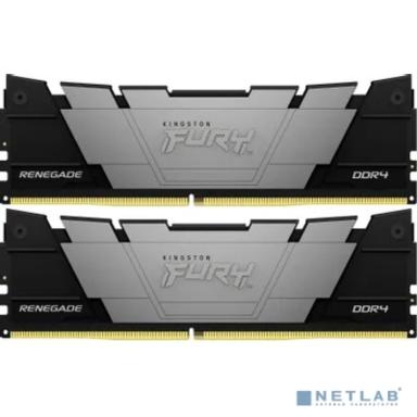 Память DDR4 2x32GB 3200MHz Kingston KF432C16RB2K2/64 Fury Renegade Black RTL Gaming PC4-25600 CL16 DIMM 288-pin 1.35В dual rank с радиатором Ret