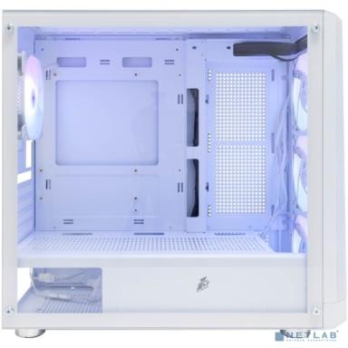 1STPLAYER FD5-M ARGB White / mATX / 4x120mm ARGB fans / FD5-M-WH-4F2-W(AP)
