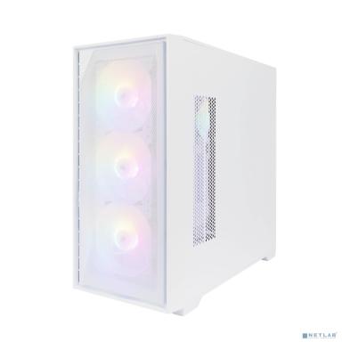 1STPLAYER DK D6 White / mATX / 4x120mm LED fans / D6-WH-4F1-W