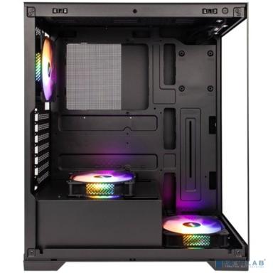 1STPLAYER MIKU Mi7 Black / ATX / 3x120mm LED fans / Mi7-BK-2F1R-1F1