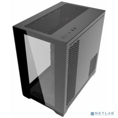 Powercase Vision Black, Tempered Glass, 4х 120mm 5-color fan, чёрный, ATX (CVBA-L4)