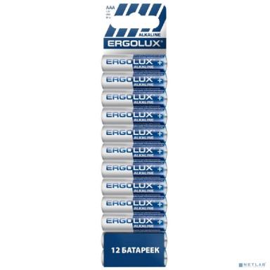 Ergolux Alkaline  BP12 LR03  (ПРОМО, LR03 BP12, мизинчиковая батарейка ААА 1.5В) (12шт. в уп-ке)
