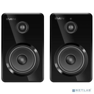 Sven компьютерная акустика 2.0 Sven SPS-725 черный (50 Вт, BT, пульт)