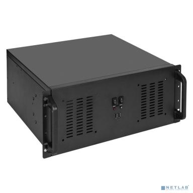 Exegate EX295897RUS Серверный корпус ExeGate Pro 4U350-02 <RM 19", высота 4U, глубина 350, БП 1200RADS, 2*USB>