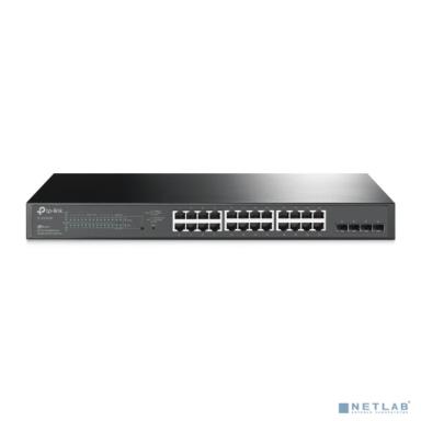 TP-Link SG2428P Коммутатор JetStream Smart с 24 гигабитными портами PoE+ и 4 портами SFP