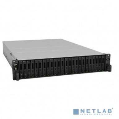 Synology FS6400 Сетевое хранилище 24x2.5" SAS/SATA, Intel Xeon Silver 4110/8x2.1GHz, 32GB DDR4, 2x1 Гбит/с, 2x10 Гбит/с 