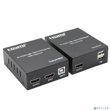 ORIENT VE050, HDMI KVM extender (Tx+Rx), HDMI+USB+Audio удлинитель до 120 м по витой паре Cat5e/6, HDMI 1.4, 4K@30Hz/1080p@60Hz, HDCP (31212)
