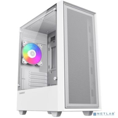 Gamemax STORM WH mATX case, white, w/o psu, w/1xUSB3.0+2xUSB2.0, Combo Audio, w/1x12cm FRGB rear fan (FN-AF12X)