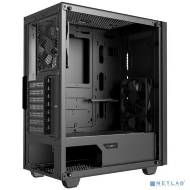 Gamemax Fortress TG ATX case, black, w/o PSU, w/1xUSB3.0+1xUSB2.0, w/2x12cm black silent front fans (GMX-WFBK-BK), w/1x 12cm black silent rear fan (GMXWFBK-