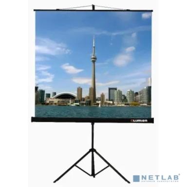 Экран на треноге Lumien 160x160см Eco View LEV-100105 1:1 напольный рулонный