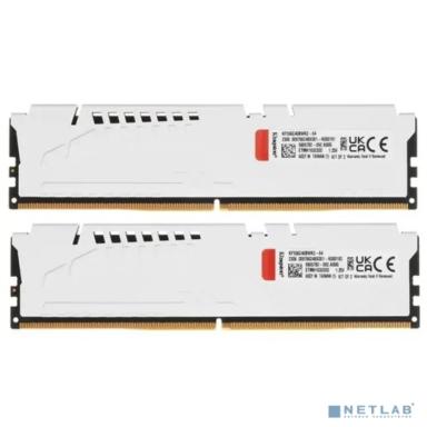 Kingston 64GB 5600MT/s  DDR5 CL40 DIMM (Kit of 2) FURY Beast White XMP KF556C40BWK2-64