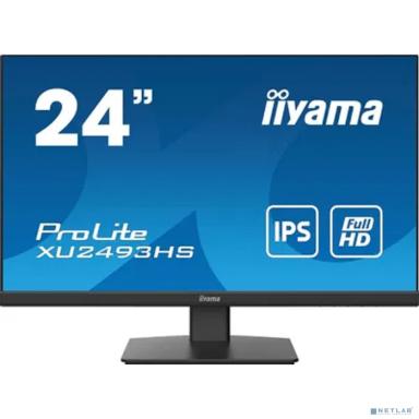 LCD IIYAMA 23.8'' XU2493HS-B5 черный {IPS 1920x1080 75Hz 250cd HDMI DisplayPort M/M HAS Pivot}