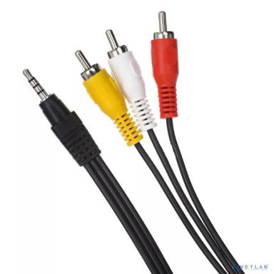 Telecom TAV4545-3M Кабель соединительный 3.5 Jack (M)/3 RCA (M)