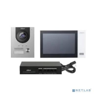 Комплект домофона Dahua DHI-KTP01L(S) черный