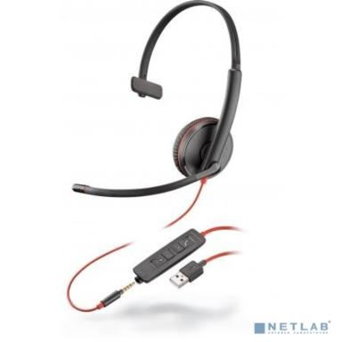 Plantronics 209746-22 Проводная гарнитура BlackWire C3215 USB-A, SINGLE UNIT