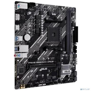 Материнская плата ASUS Prime B550M-K ARGB B550 Socket AM4 2xDDR4, 4xSATA3, RAID, 2xM.2, 2xPCI-E16x, 6xUSB3.2, DP, HDMI, Glan, mATX