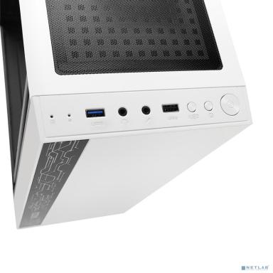 Ginzzu A390  White Window RGB подсветка 1*USB 3.0, 2*USB 2.0, AU