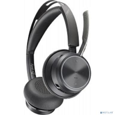 Poly 214432-01 Беспроводная гарнитура Voyager Focus 2 Uc,Vfocus2 C Usb-C,Ww