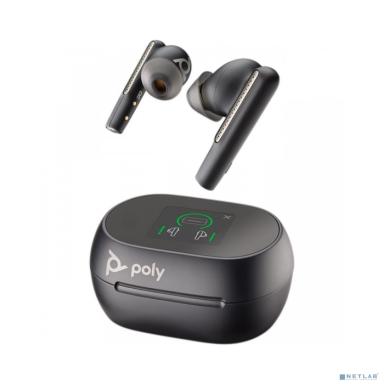 Poly 216066-01 Наушники Voyager Free 60+ Uc, With Touchscreen Charge Case, Teams, Usb-A, (F60Tr, F60Tl,F60T, Cbf60+, Bt700), Black, Ww