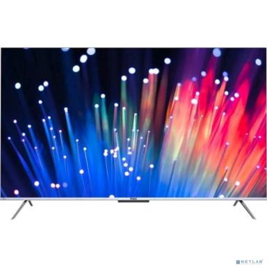 55" Телевизор HAIER Smart TV S3, QLED, 4K Ultra HD, серебристый, СМАРТ ТВ, Android [DH1VMBD01RU]