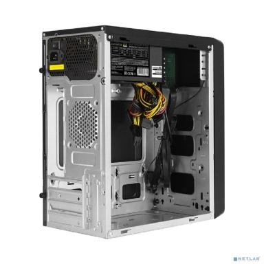 Exegate EX296387RUS Корпус Minitower ExeGate mEVO-7805-XP600 (mATX, БП XP600 с вент. 12см, 2*USB+1*USB3.0, аудио, черный, с 2*RGB подсветкой)