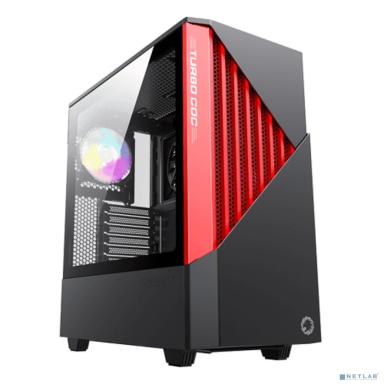 GameMax Корпус Contac COC BR MFG.T806 (ATX,Черн.-кр,USB3.0,Зак.стекло,1*120мм +MB turbo fan) 69318587