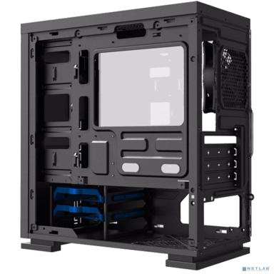 GameMax Корпус EXPEDITION BLK H605, Черный, 1*USB3.0; 2*USB2.0, Window, (без БП)