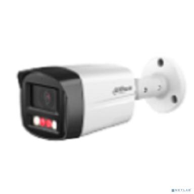 DAHUA DH-IPC-HFW2449TLP-S-PV-0280B Уличная цилиндрическая IP-видеокамера SmartDualLight 4Мп, 1/2.9” CMOS, объектив 2.8мм, видеоаналитика, микрофон+динамик, ИК 30м, LED 30м, IP67, металл