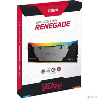 Память оперативная/ Kingston 8GB 3600MHz DDR4 CL16 DIMM FURY Renegade RGB