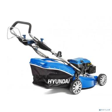 HYUNDAI [L 4620] Бензиновая газонокосилка {двигатель Hyundai ICV145,4-х такт, 3.8 л.с./145 см3, Ширина среза 45,7 см, Высота среза 25-75 мм, 23,5 кг }