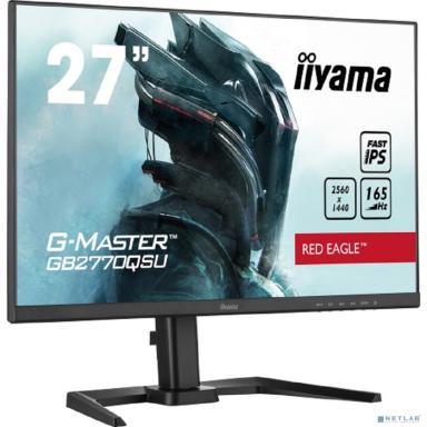 LCD IIYAMA 27'' GB2770QSU-B5 {IPS 2560x1440 165hz 0.5ms 178/178 400cd 1000:1 8bit DisplayHDR400 HDMI2.0 DisplayPort1.4 2xUSB2.0 2x2W Pivot VESA}