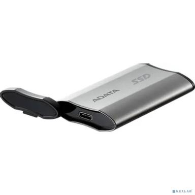 A-DATA Portable SSD 500GB External  SD810,Type-C, USB 3.2 Gen2x2, up to R/W 2000/2000 MB/s, 72.7x44x12.2mm, Silver (5 лет)