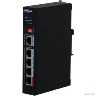 DAHUA DH-PFT1500 4-портовый инжектор, уличное исполнение, 4xRJ45 100Mb (PoE/PoE+/Hi-PoE), суммарно до 85Вт, грозозащита до 6кВ, монтаж на DIN-рейку