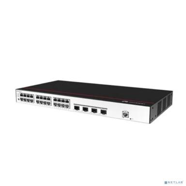 Huawei S5735-L24P4S-A-V2 Коммутатор (24*10/100/1000BASE-T ports, 4*GE SFPports, PoE+, AC power, Basic SW) 