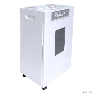 Шредер Office Kit ZeroDust s209 2x10 белый (секр.P-5) фрагменты 12лист. 42.5лтр. пл.карты
